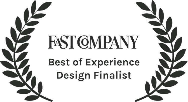 Fast Company Best of Experience Design finalist