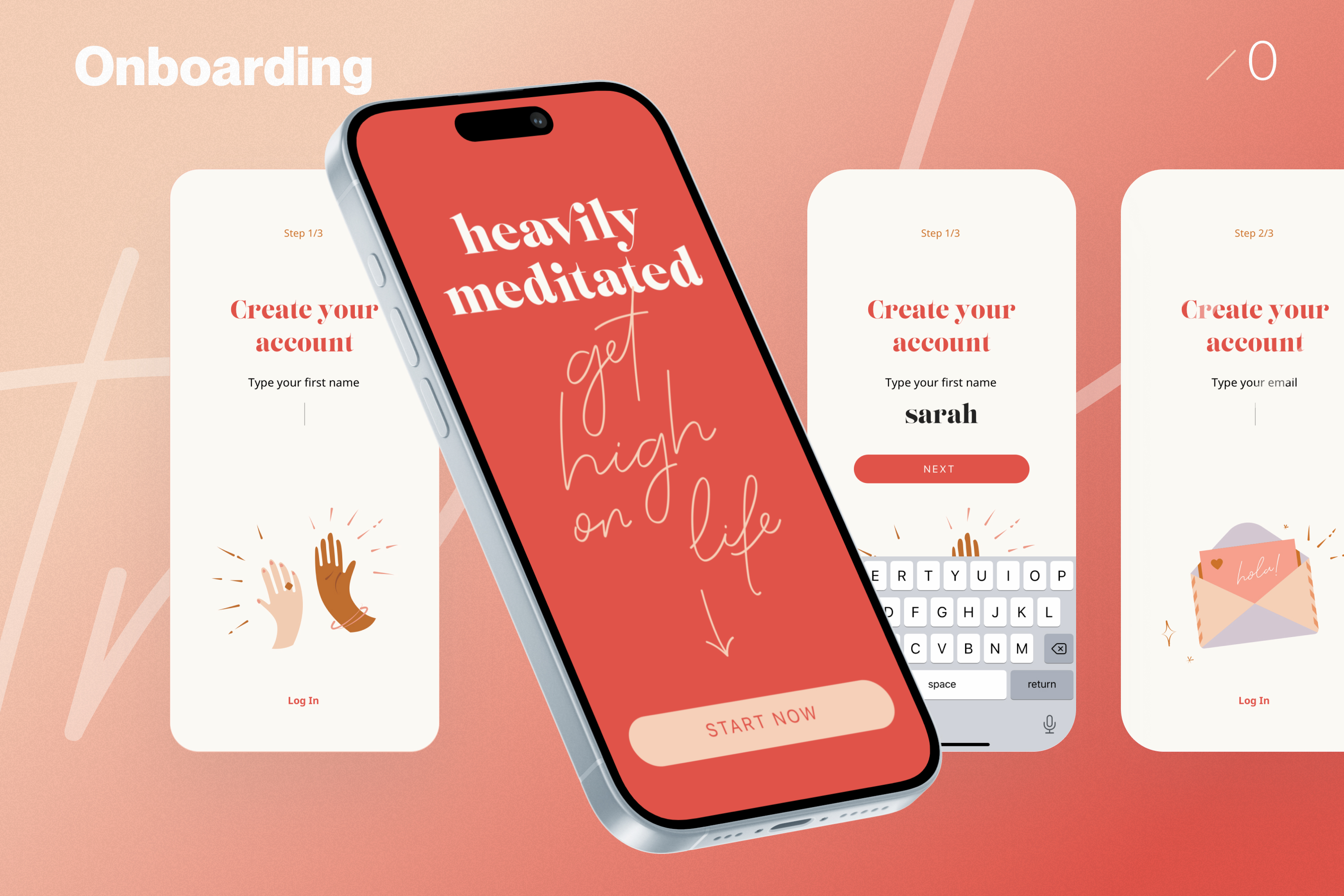 Onboarding — get high on life, create your account