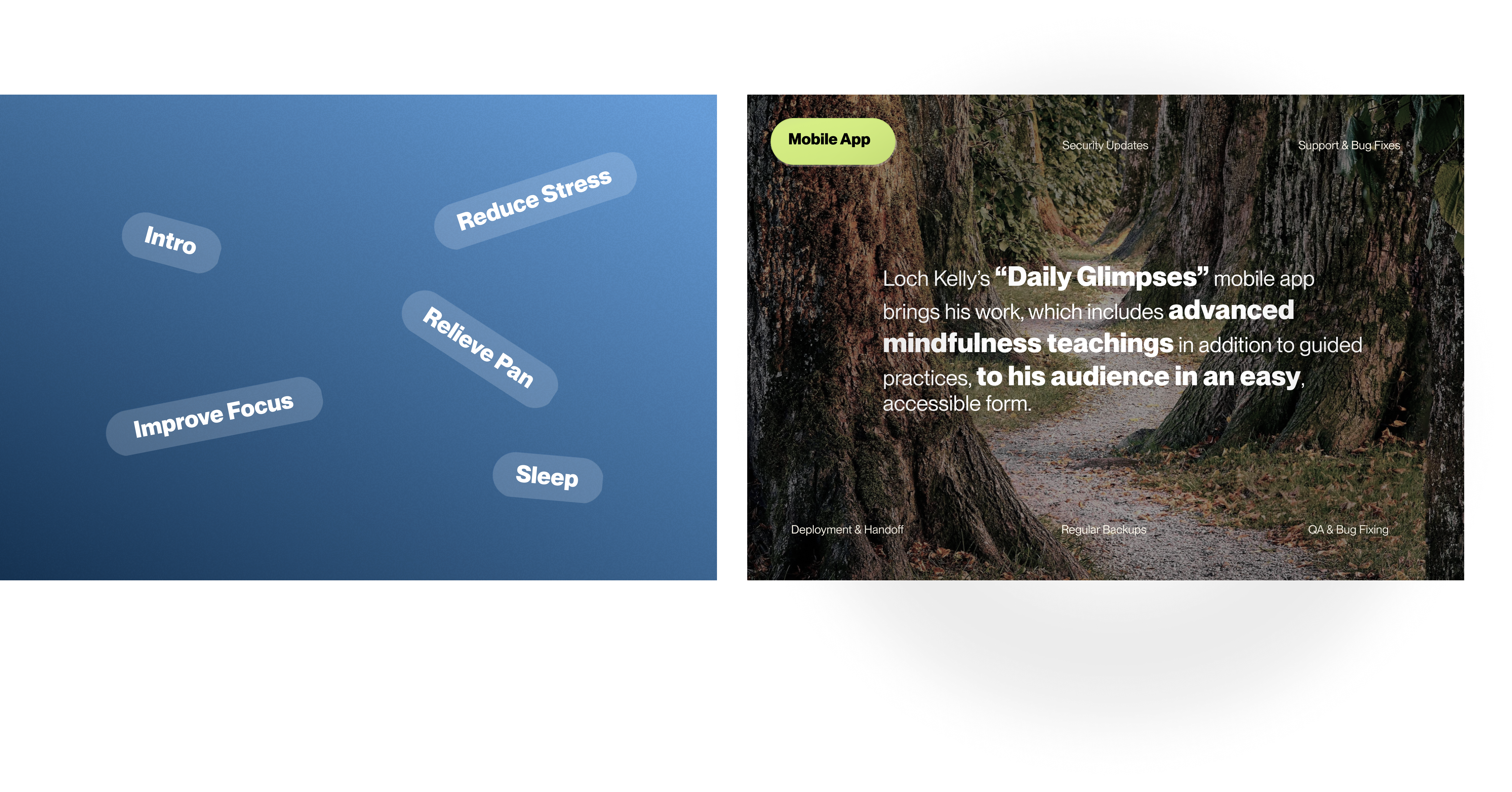 Effortless Mindfulness — intention chips and Loch Kelly's Daily Glimpses