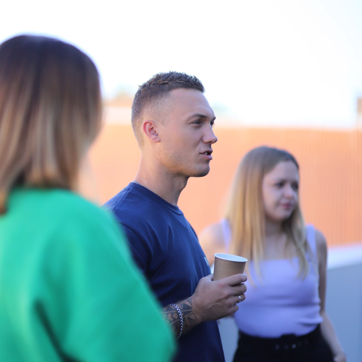 WLCM team on the studio terrace