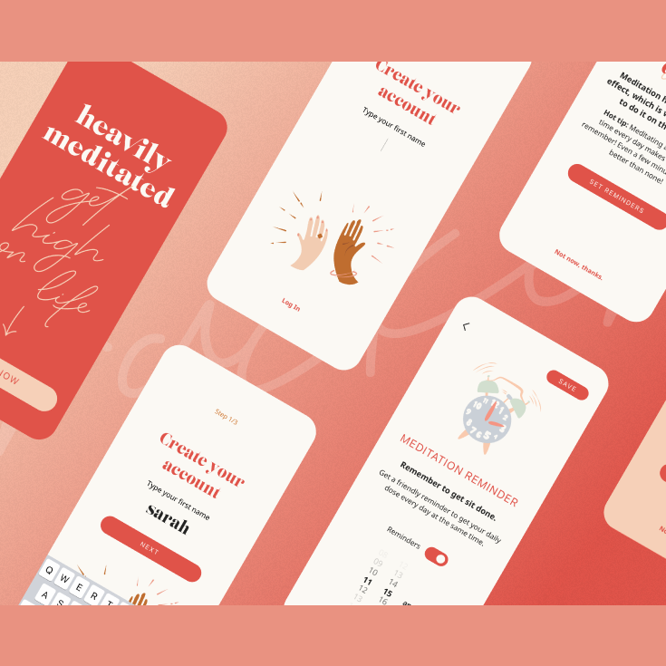 Heavily Meditated app