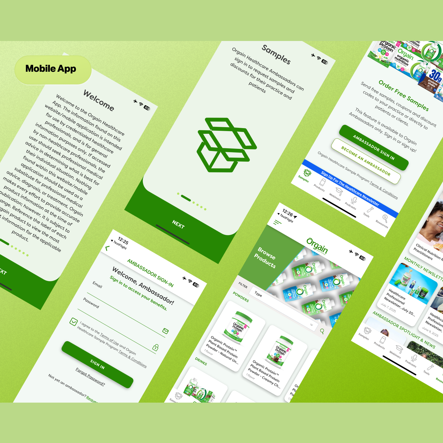 Orgain Healthcare app